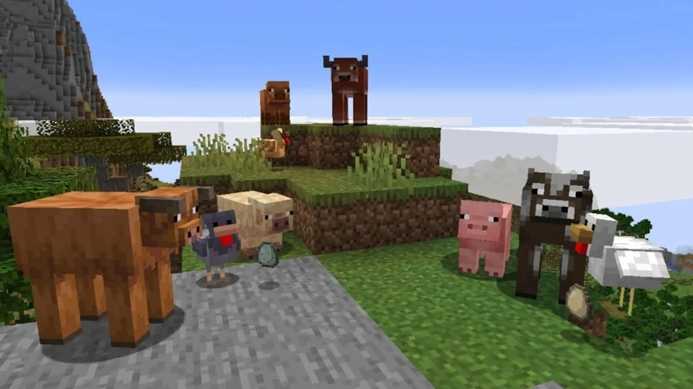 Tải Minecraft 1.21.5 Biến Thể Động Vật Khối Chức Năng Thực Vật Môi Trường