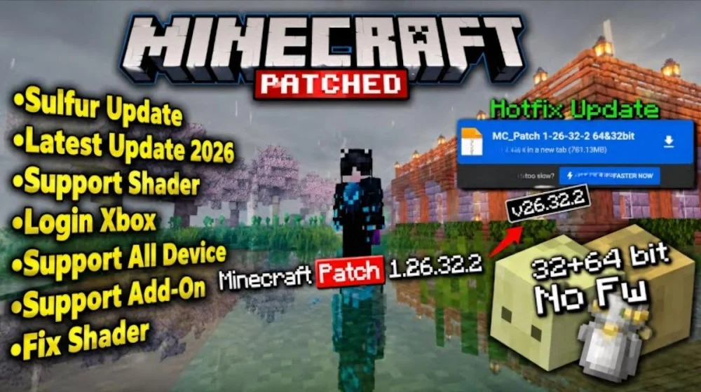 Những cập nhật mới trong Minecraft 1.26.32