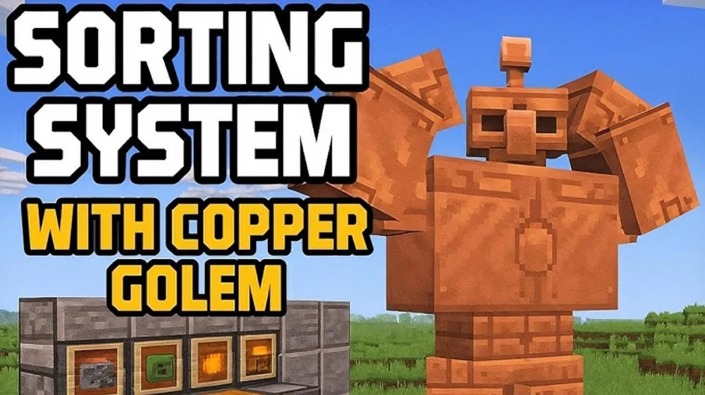 Tải Minecraft PE 1.21.123 Copper Golem Trang Bị Đồng Trial Chambers