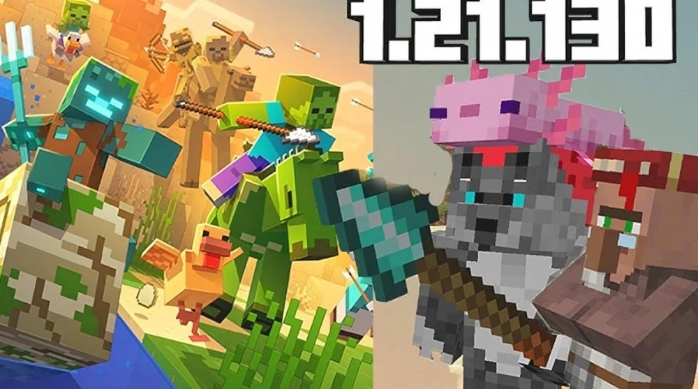 Tải Minecraft PE 1.21.130 Thú Cưỡi Nautilus Vũ Khí Spear Netherite