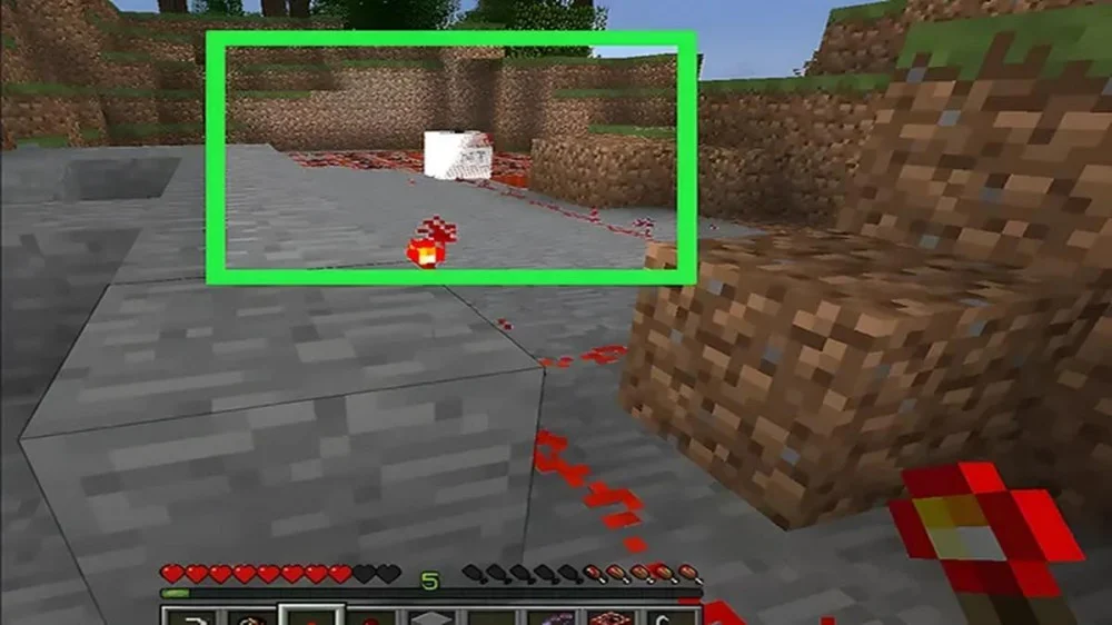 Nâng cấp Redstone cổng logic hẹn giờ kích nổ TNT