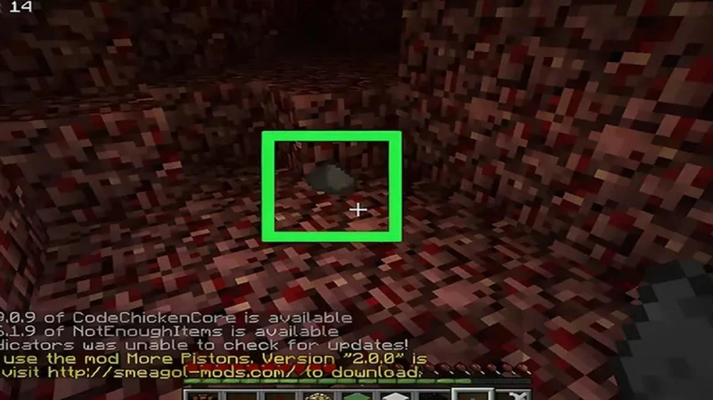 Thu thập thuốc súng từ Creeper Ghast Witch rương ngục