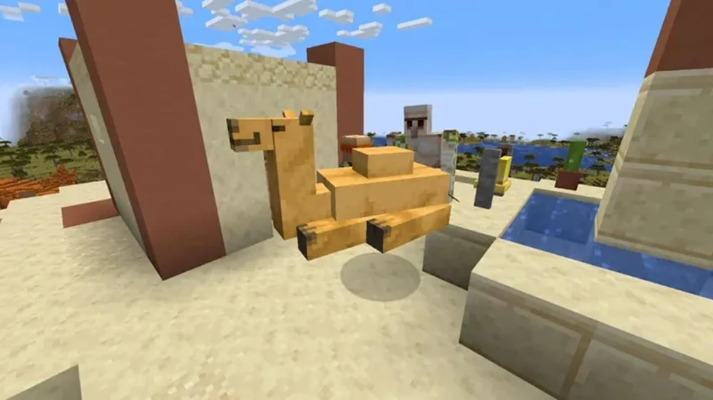 Vị trí xuất hiện và cơ chế sinh tồn của Lạc đà trong Minecraft