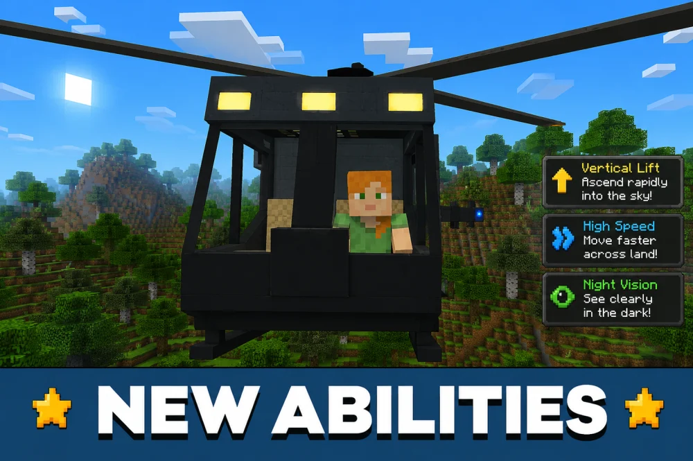 Tổng quan mod trực thăng cho minecraft pe