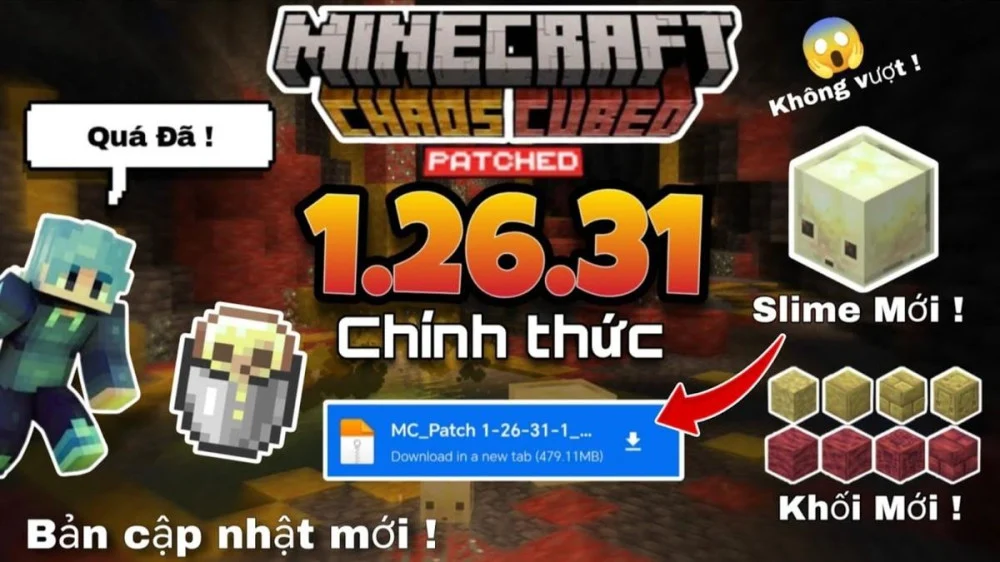 Hotfix 1.26.31 Chaos Cubed ổn định thế giới ngăn treo máy crash