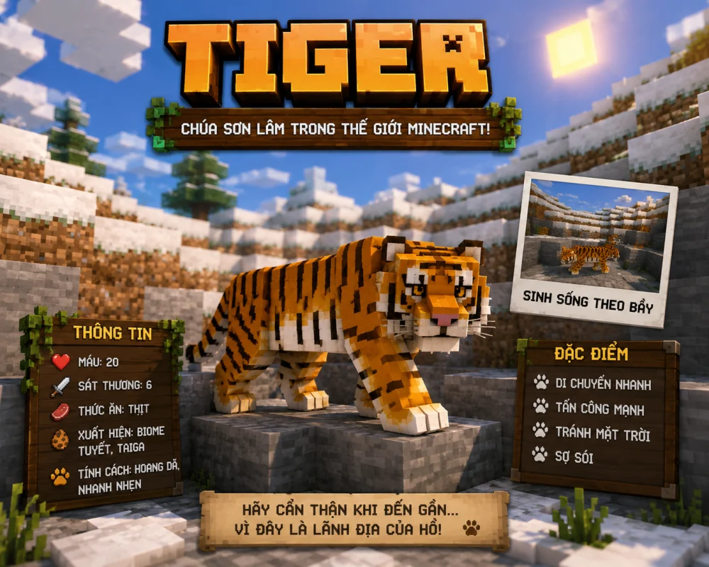 Tổng quan về minecraft pe mo creatures mod