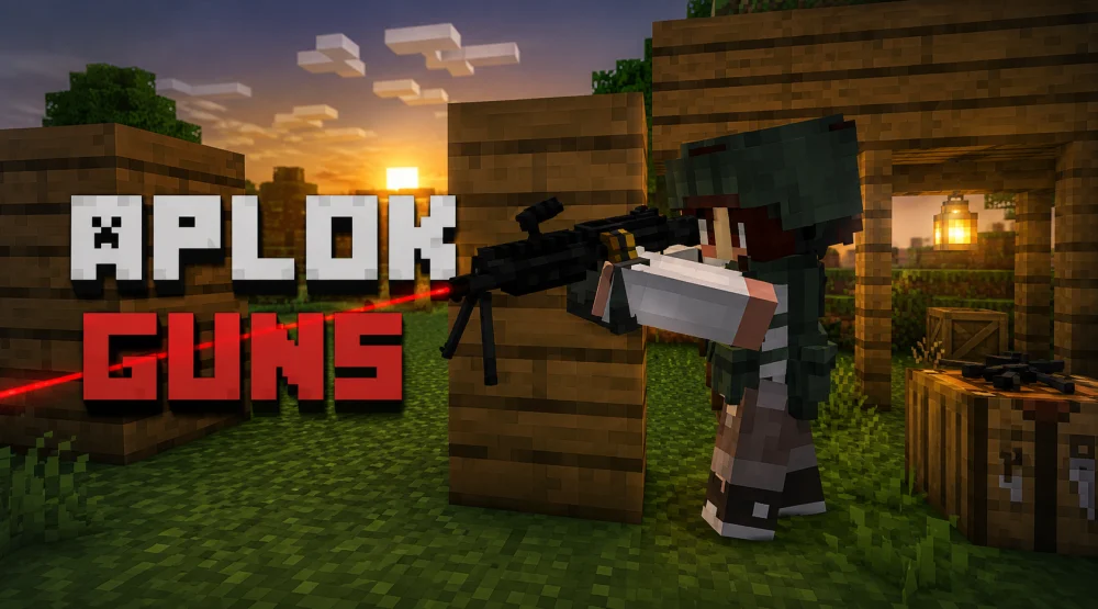 Tổng quan về mod súng Aplok guns cho minecraft pe