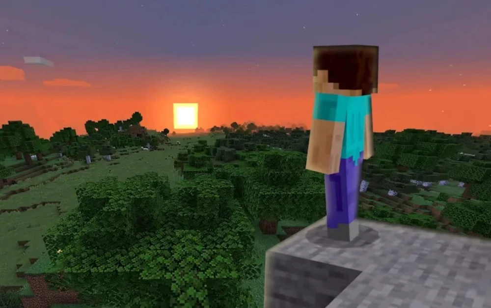 Ban đêm Minecraft spawn nhiều zombie skeleton creeper và spider nguy hiểm