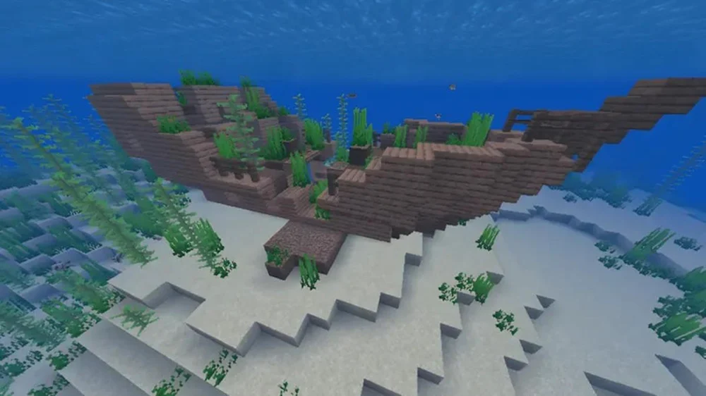 Tìm Cà Rốt Trong Các Xác Tàu Đắm Minecraft